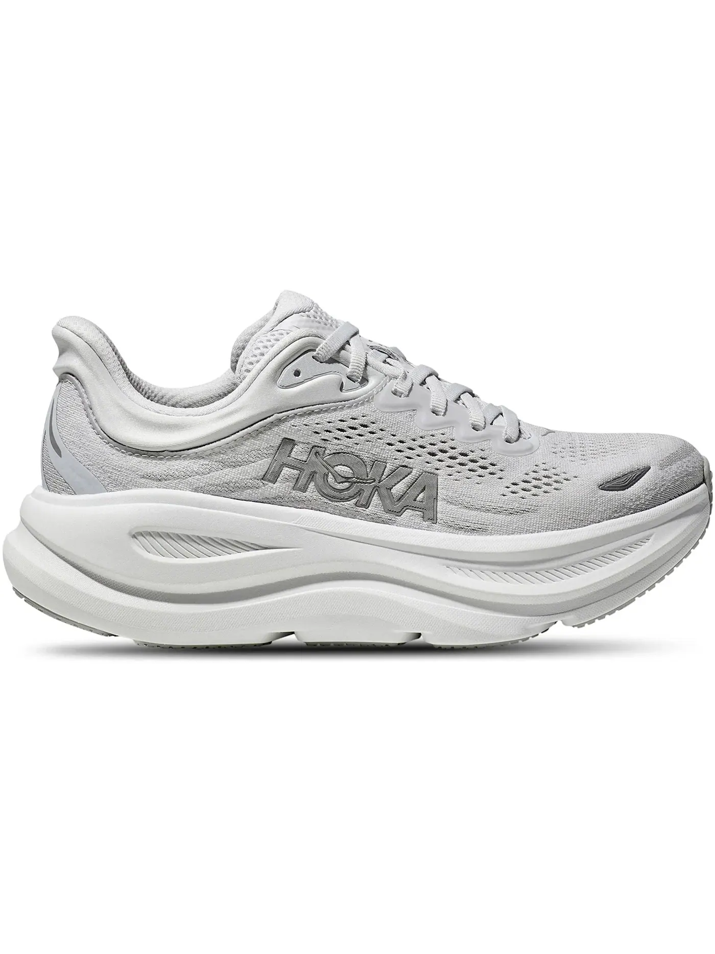 Женские кроссовки для бега Hoka One One Bondi 9 — изображение 1 из 1, серебристый