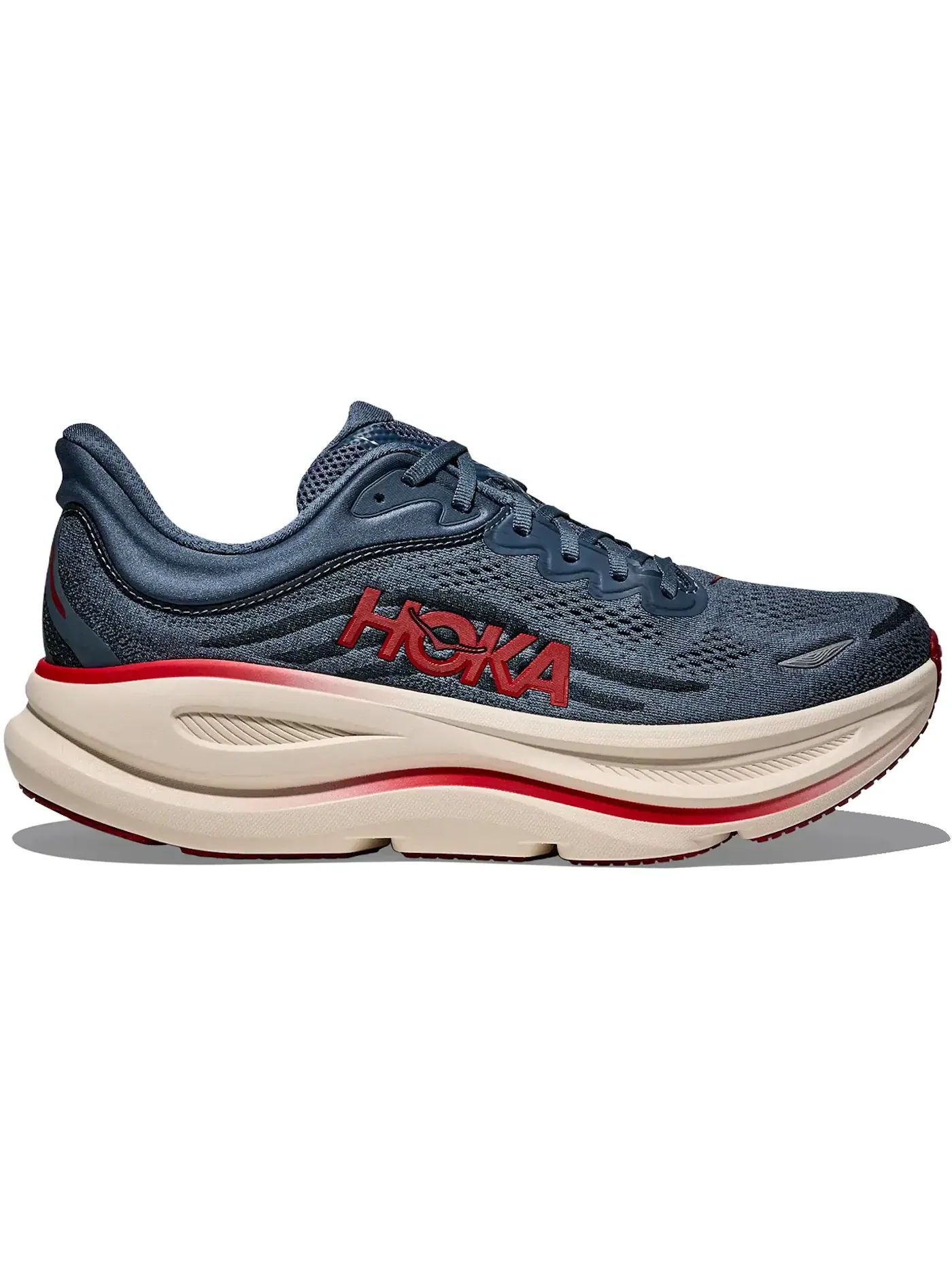 Мужские кроссовки для бега Hoka One One Bondi 9, Thunder Cloud/Vermillion — изображение 1 из 1