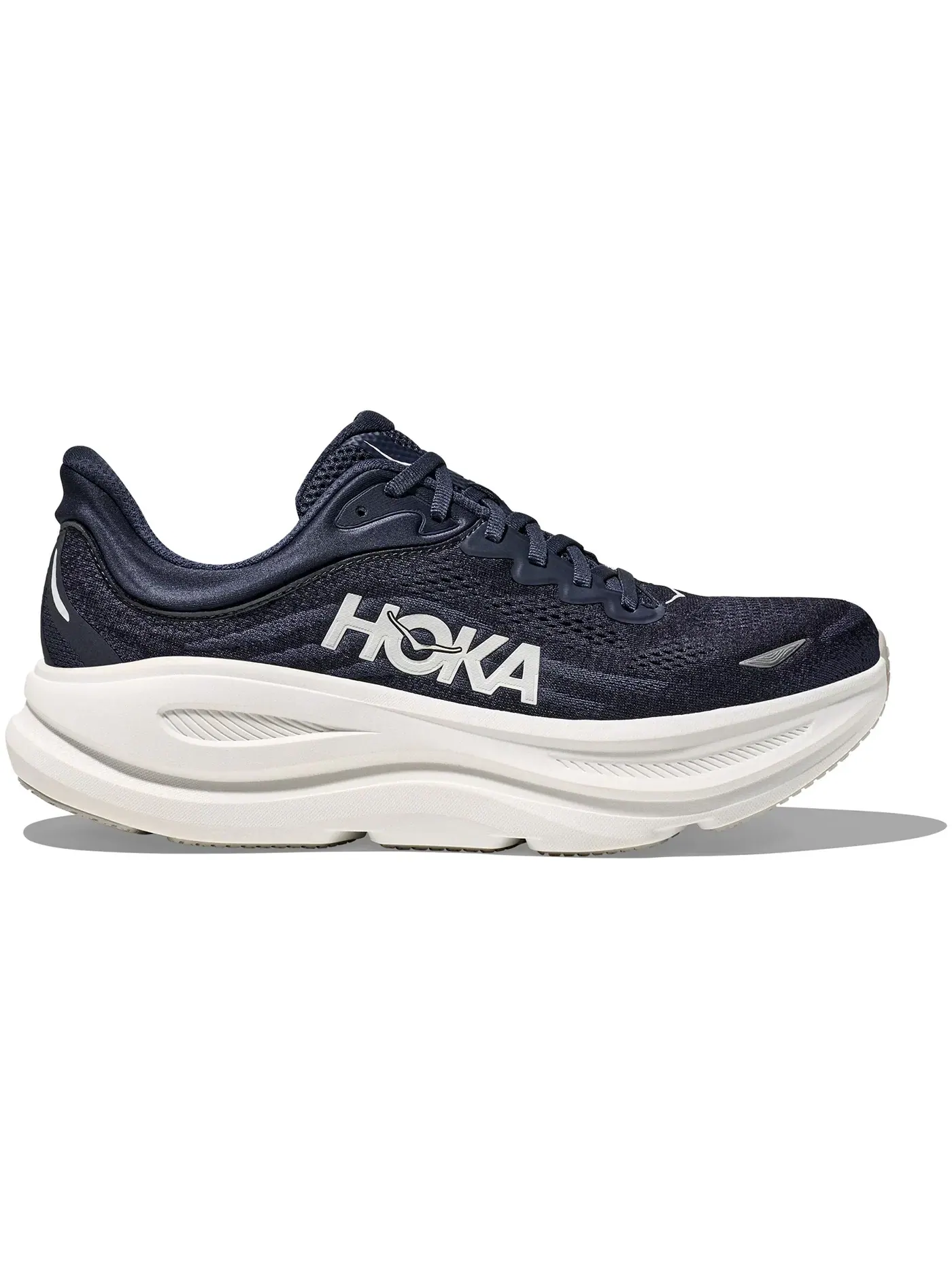 Мужские кроссовки с максимальной амортизацией Hoka One One Bondi 9 — изображение 1 из 1, темно-синий белый