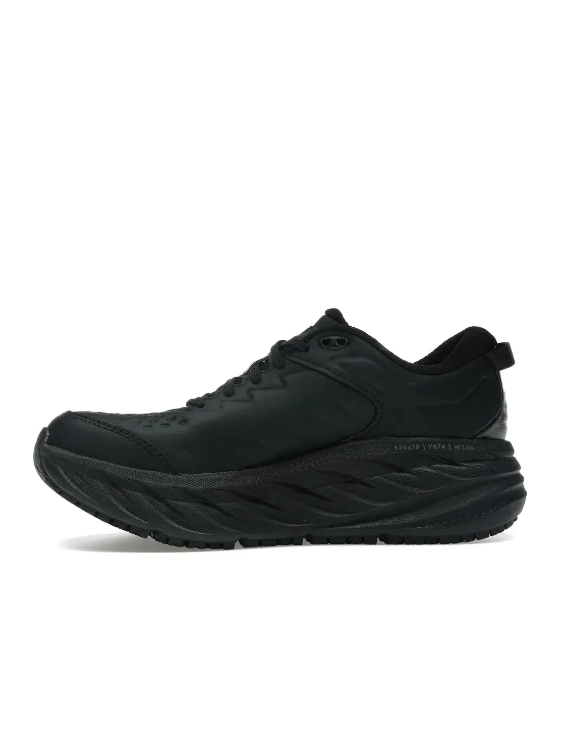 Женские кроссовки для бега Hoka One One Bondi SR — изображение 3 из 4, черный/черный