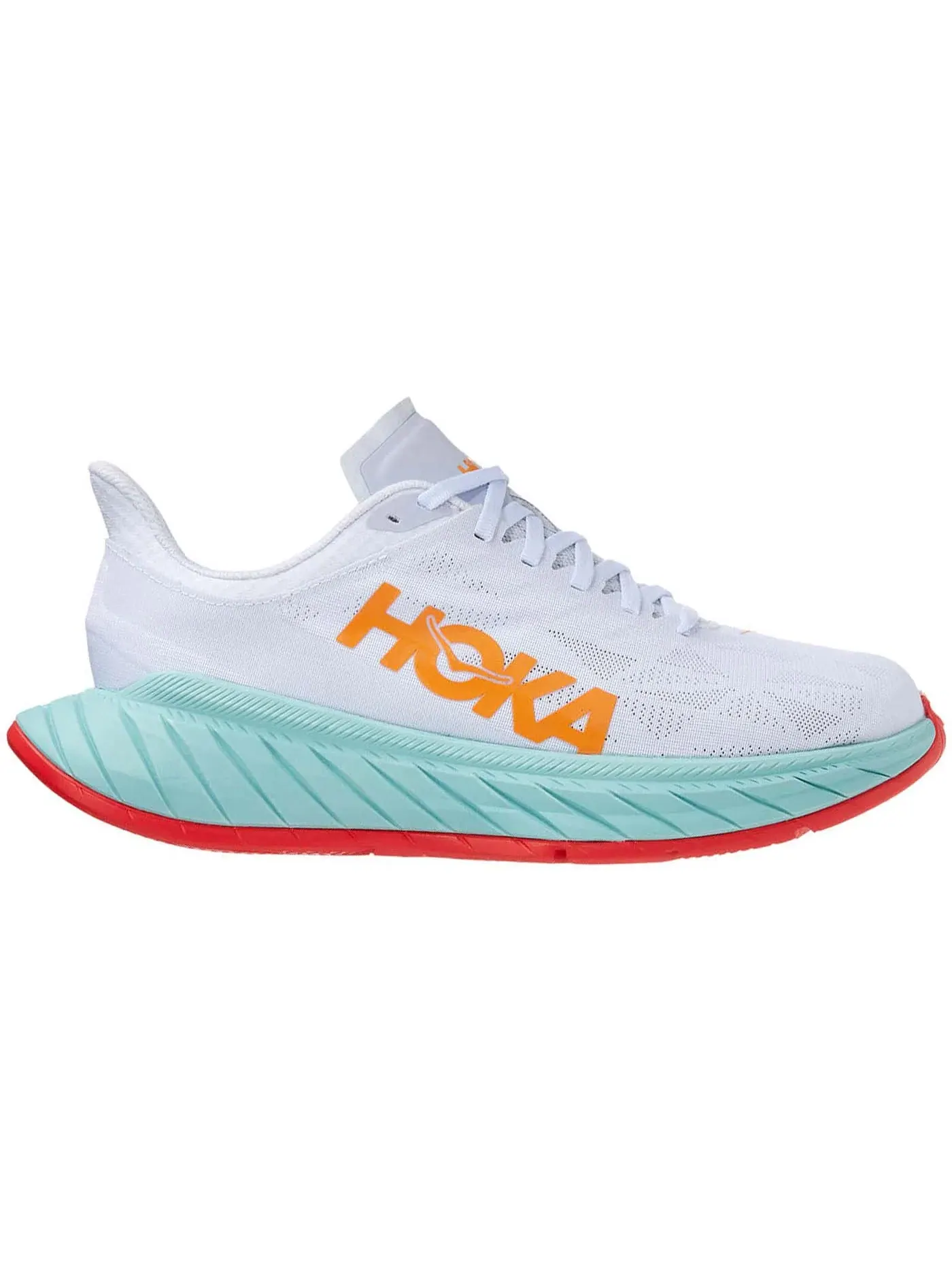 Женские кроссовки для бега Carbon X 2 Hoka One One — изображение 1 из 1, белый оранжевый