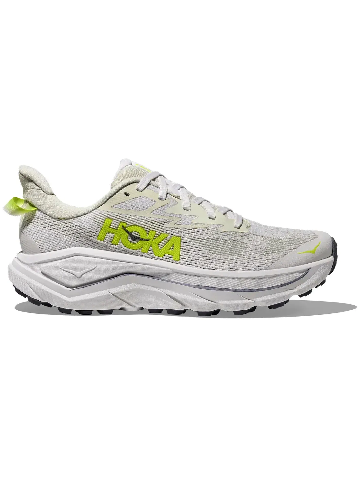 Женские кроссовки с амортизацией Hoka One One Challenger 8 — изображение 1 из 1, белый/неоновый