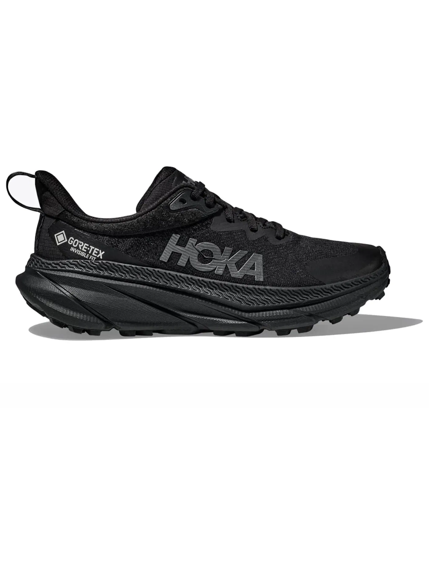 Женские кроссовки для трейла с мембраной Gore-Tex Hoka One One Challenger ATR 7 Gore-Tex — изображение 1 из 1, черный/черный