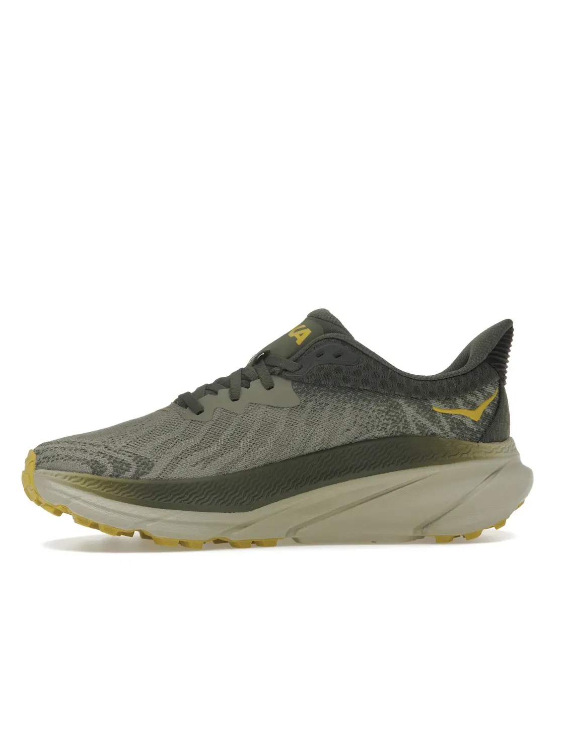Мужские кроссовки для бега Hoka One One Challenger ATR 7 — изображение 3 из 4, оливковый