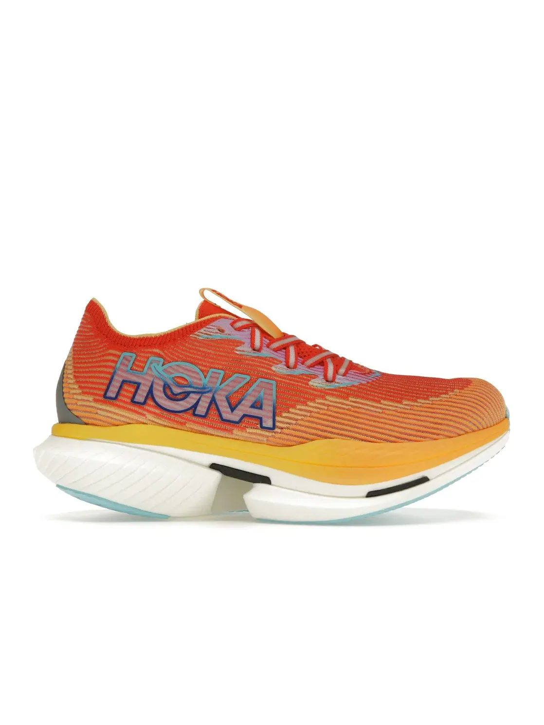Мужские кроссовки беговые Hoka One One Cielo X1, Cerise Solar Flare — изображение 1 из 4