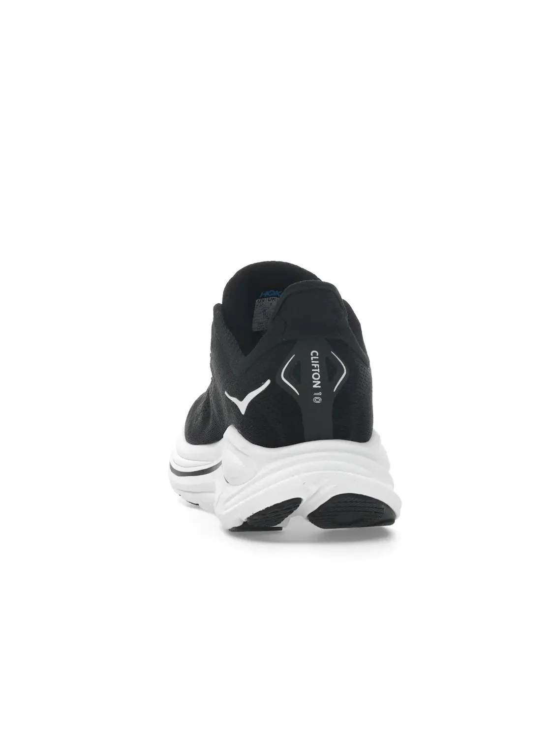 Мужские кроссовки с амортизацией Hoka One One Clifton 10 — изображение 4 из 4, черный/белый