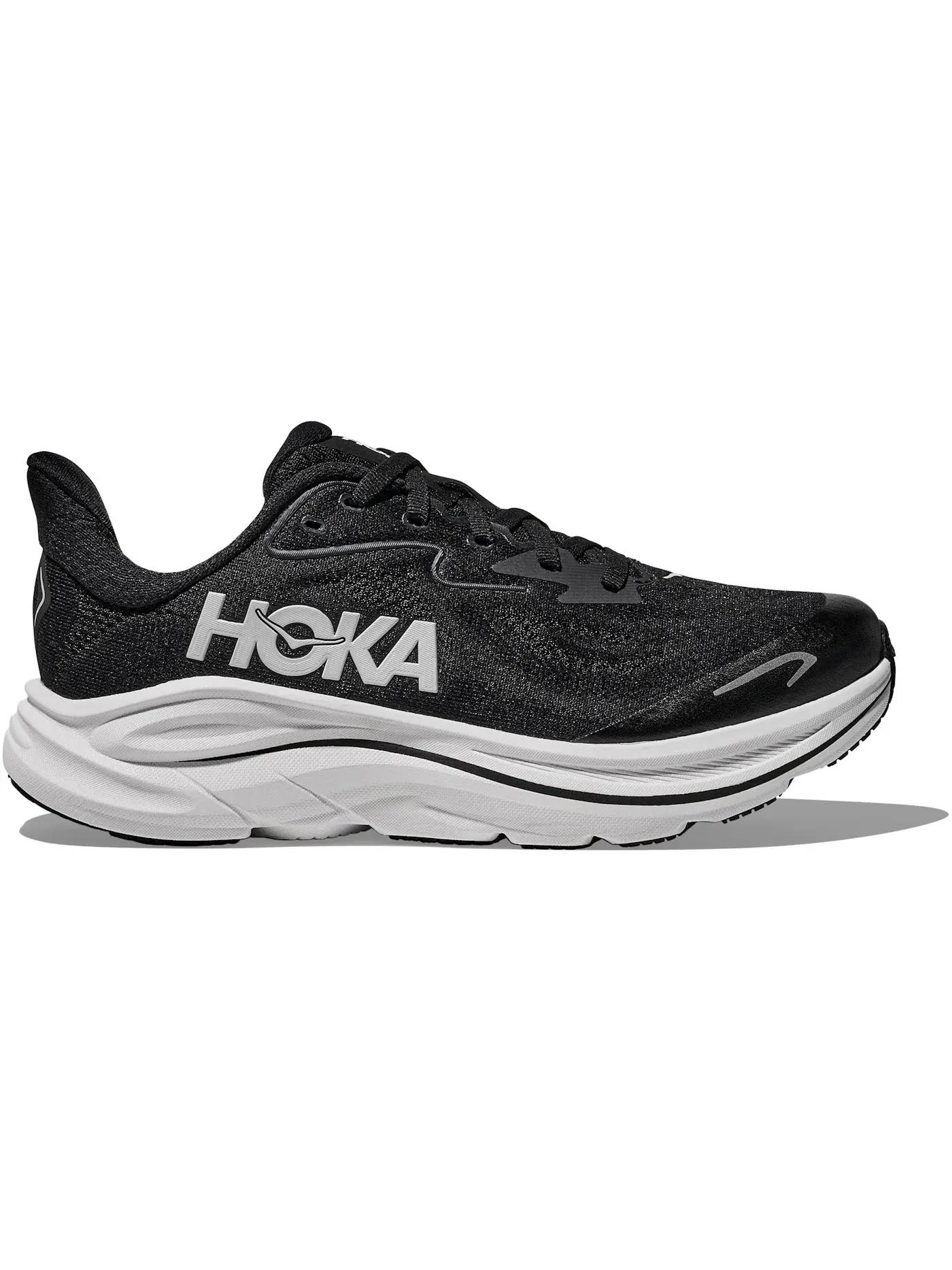 Детские кроссовки для бега Hoka One One Clifton 10 — изображение 1 из 1, черный/белый
