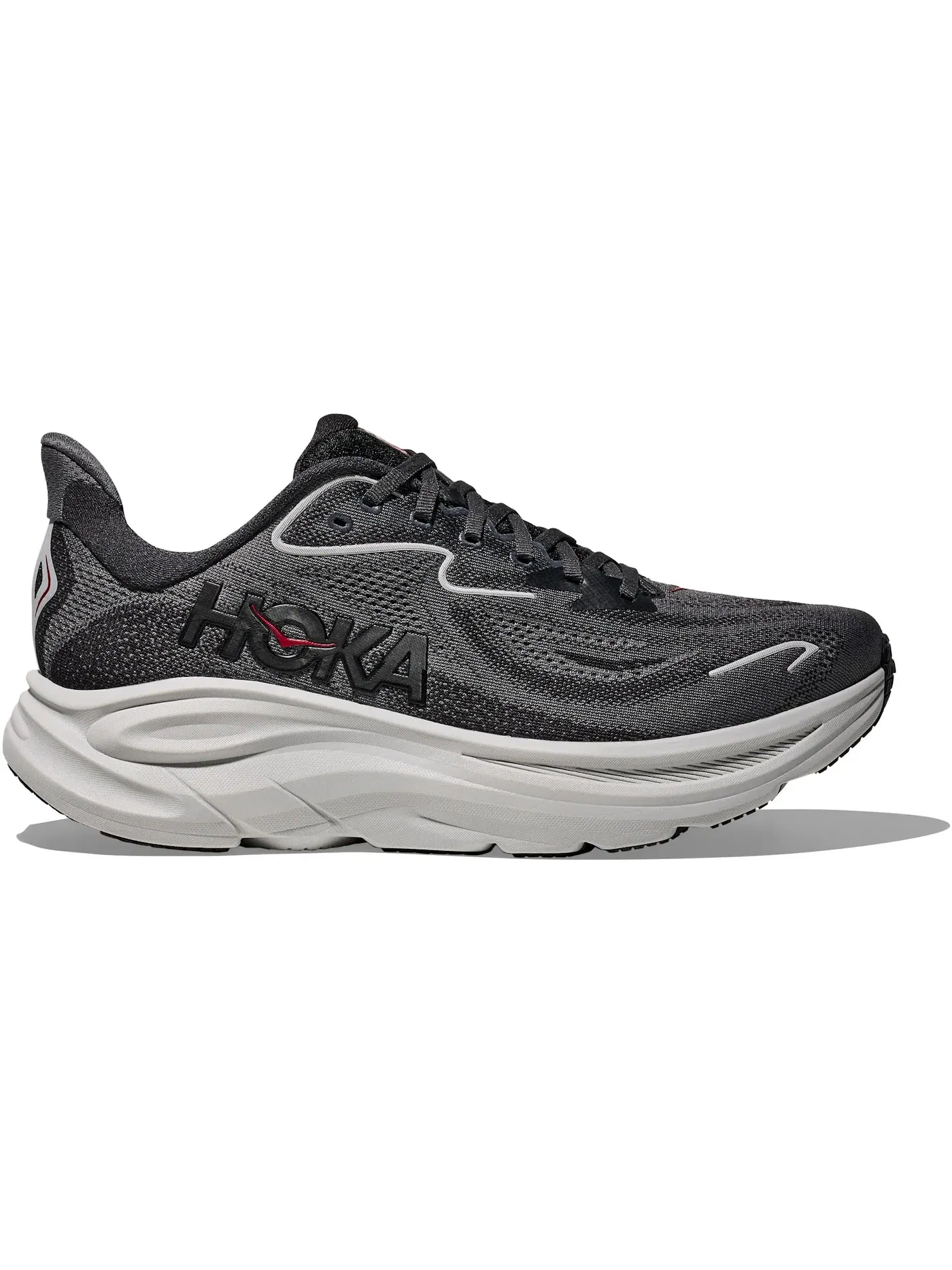 Мужские кроссовки для бега Hoka One One Clifton 10 — изображение 1 из 1, черный серый