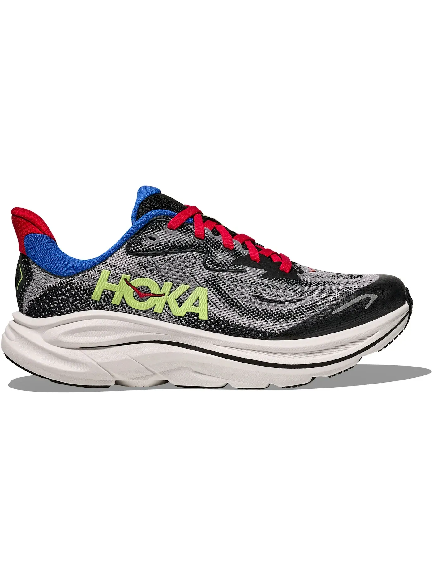 Детские кроссовки для бега с амортизацией Hoka One One Clifton 10 — изображение 1 из 1, серый черный