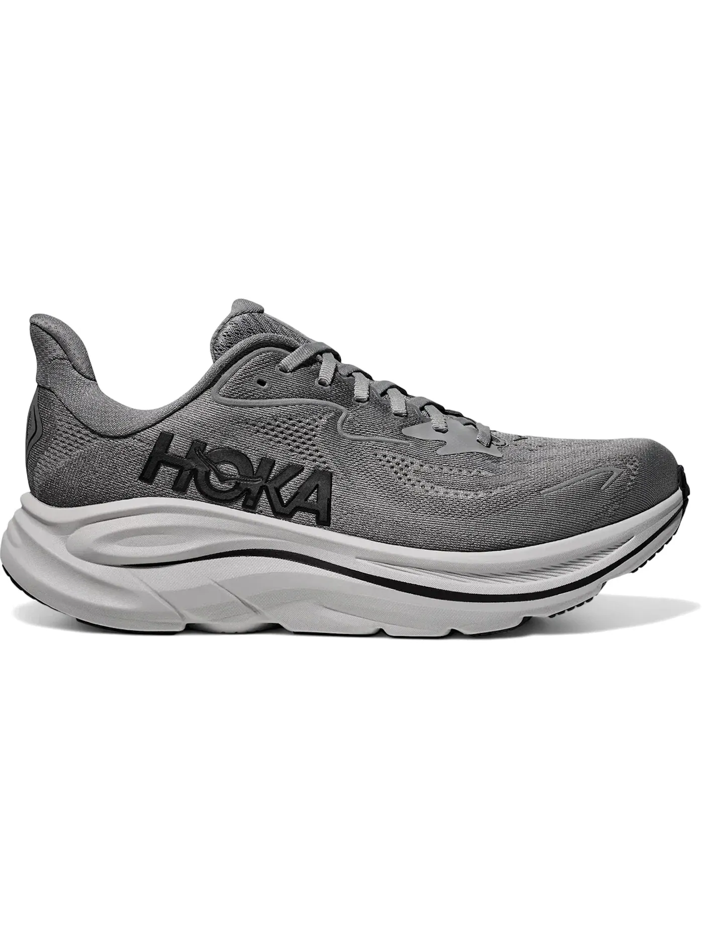 Мужские кроссовки для бега с амортизацией Hoka One One Clifton 10 — изображение 1 из 1, серый