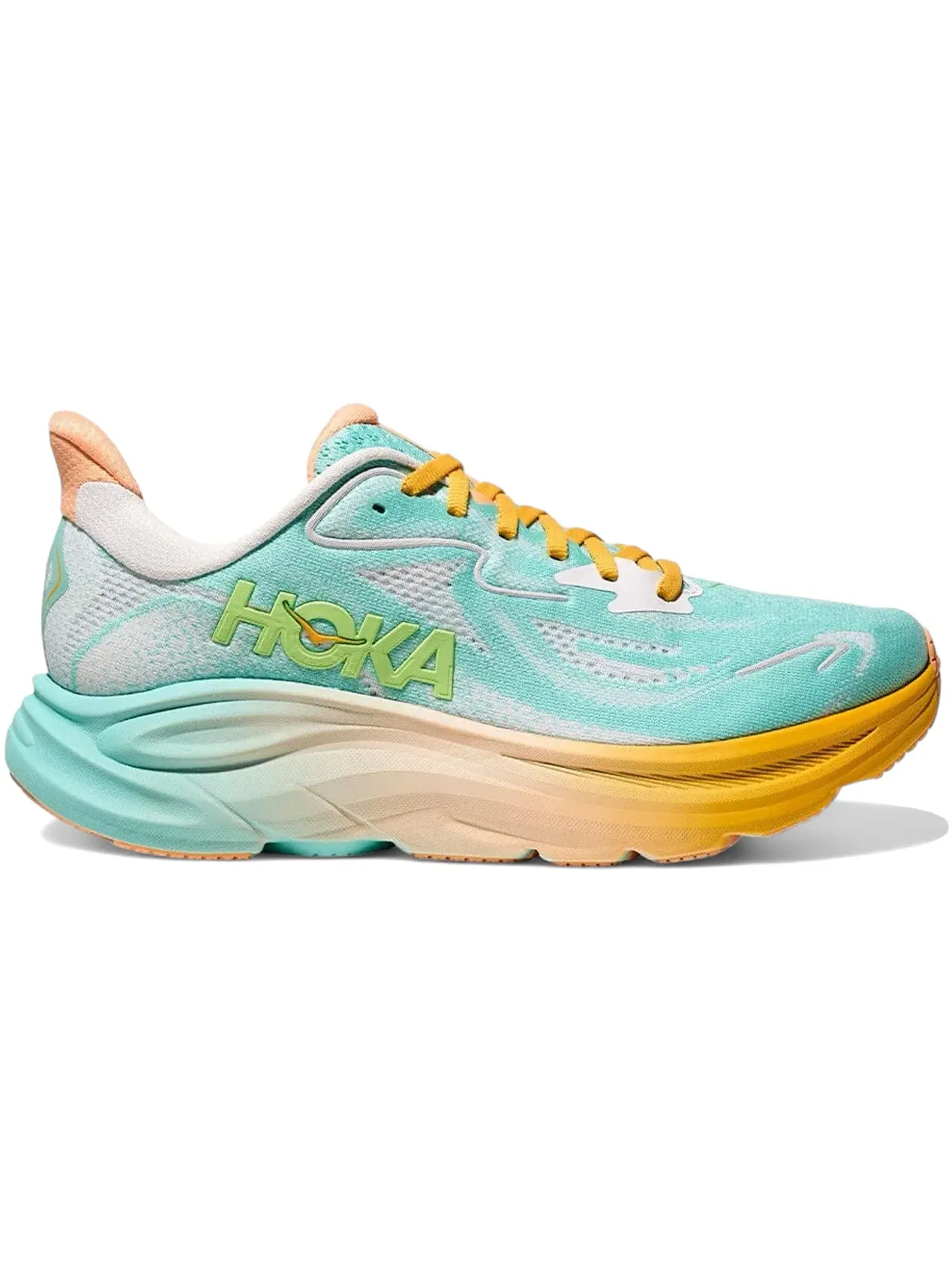 Мужские кроссовки с амортизацией Hoka One One Clifton 10 — изображение 1 из 1, синий белый