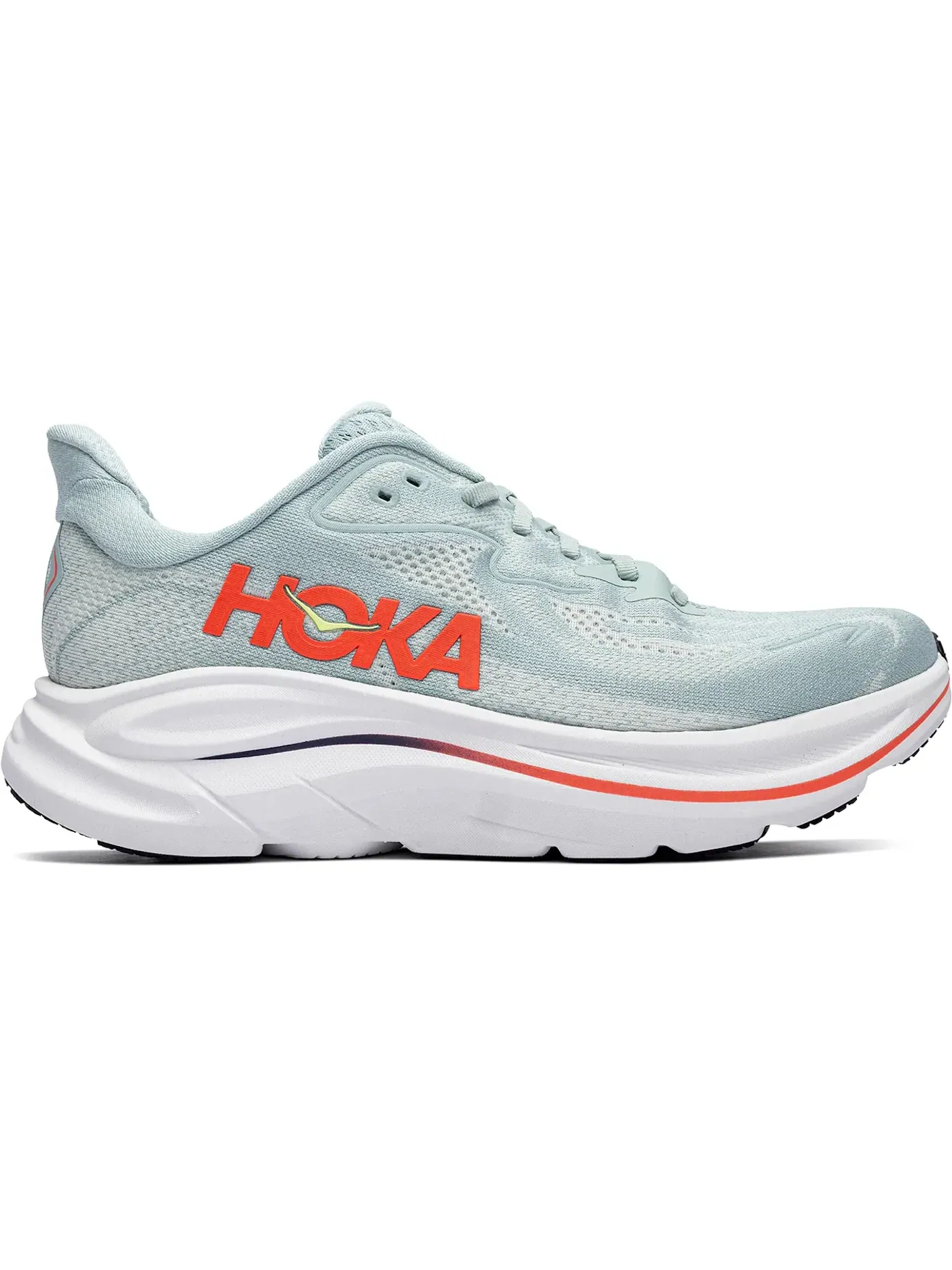 Мужские кроссовки для бега Hoka One One Clifton 10, Sage/Neon Flame — изображение 1 из 1
