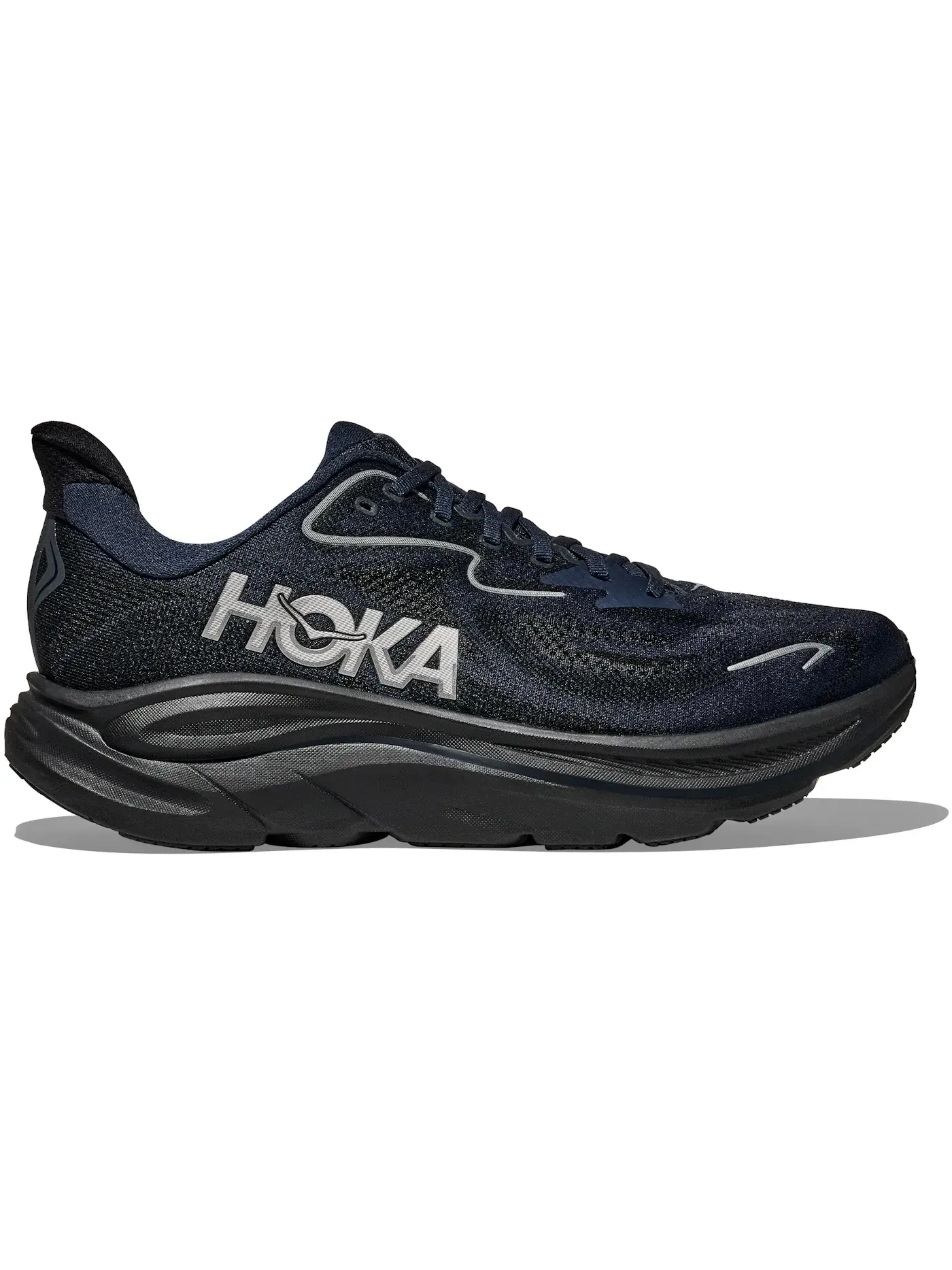 Мужские кроссовки с амортизацией Hoka One One Clifton 10 — изображение 1 из 1, темно-синий черный