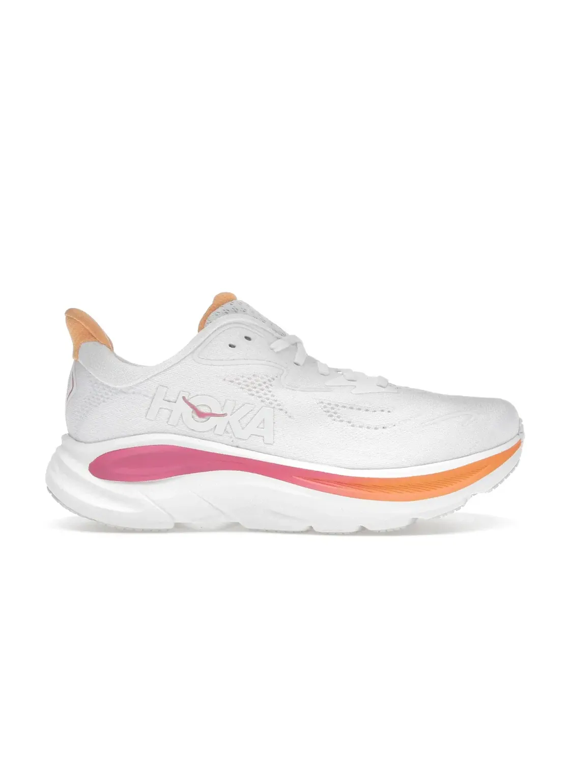 Женские кроссовки для бега Hoka One One Clifton 10 — изображение 1 из 4, белый/розовый
