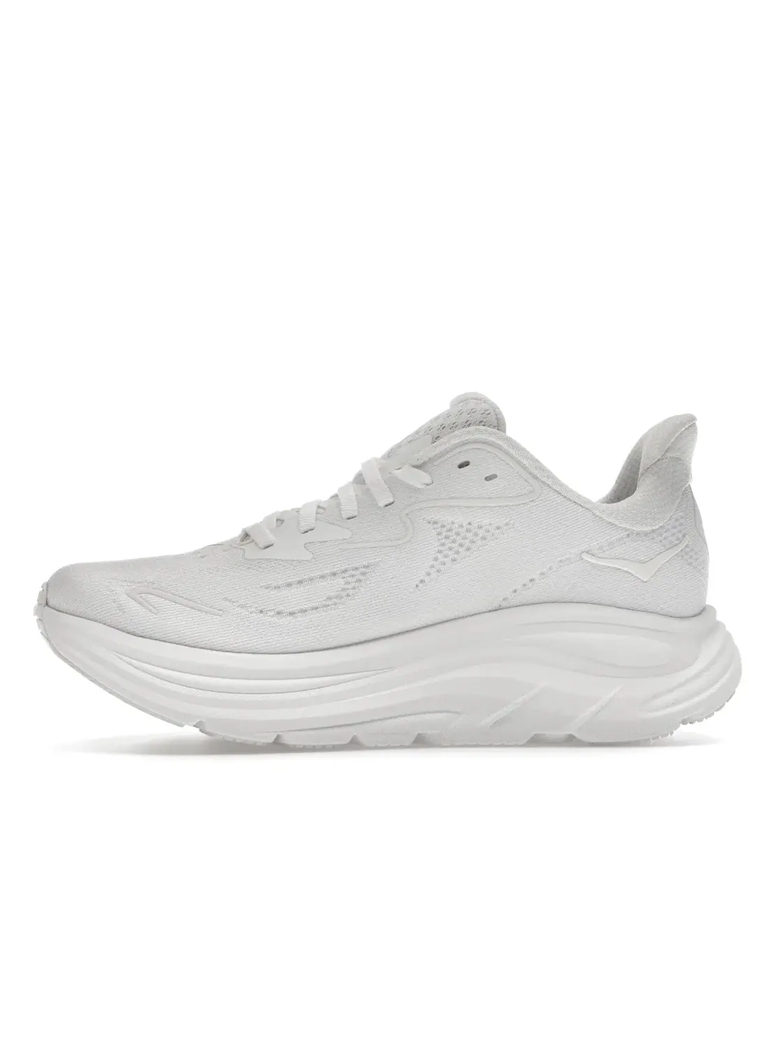 Женские кроссовки для бега с мягкой амортизацией Hoka One One Clifton 10 — изображение 3 из 4, белый/белый