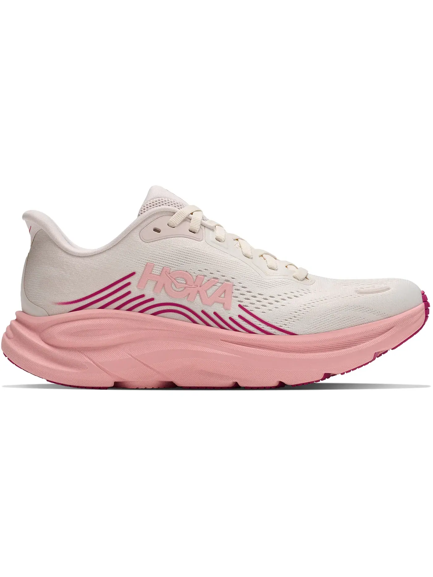 Женские кроссовки для бега Hoka One One Clifton 11 — изображение 1 из 1, розовый кремовый/розовый
