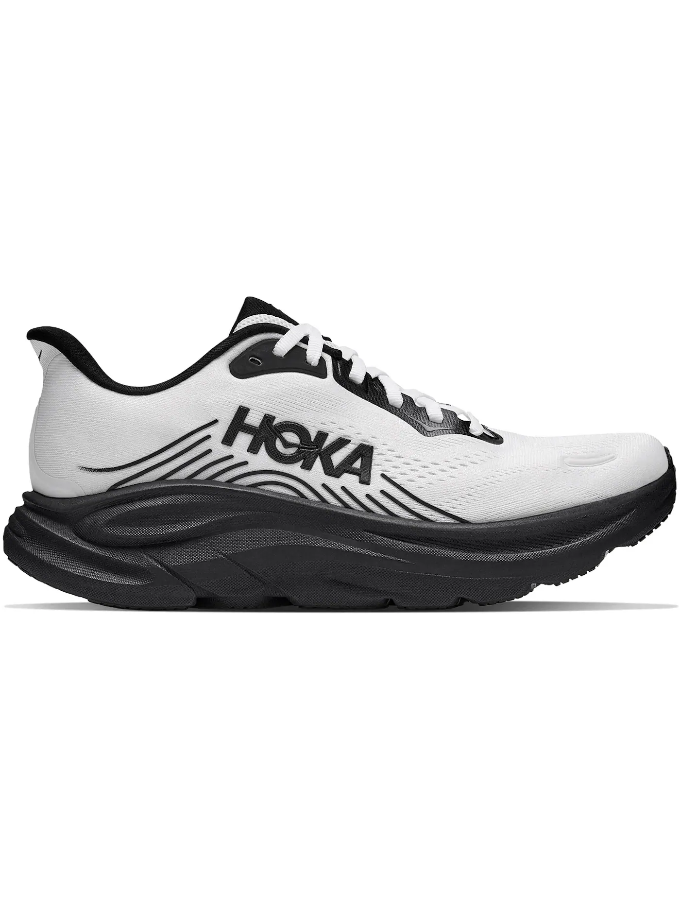 Мужские кроссовки для бега Hoka One One Clifton 11 — изображение 1 из 1, белый/черный
