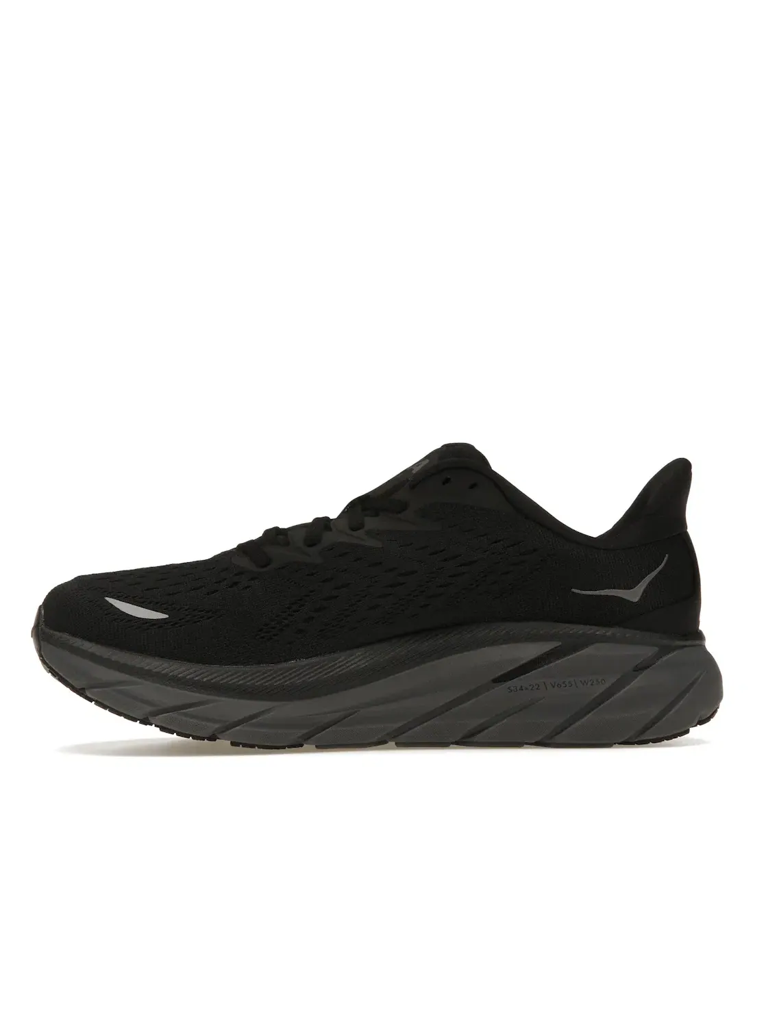 Мужские кроссовки для бега с амортизацией Hoka One One Clifton 8 — изображение 3 из 4, черный/черный