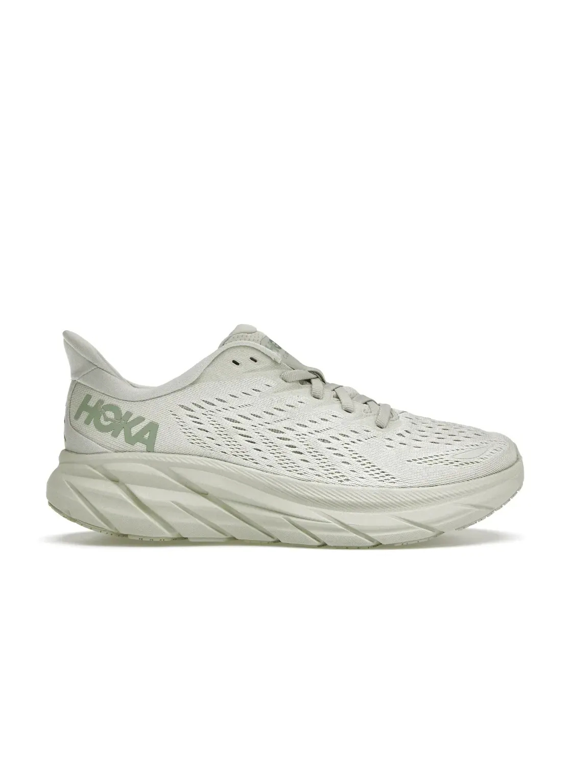 Женские кроссовки с амортизацией Hoka One One Clifton 8 — изображение 1 из 4, зеленый