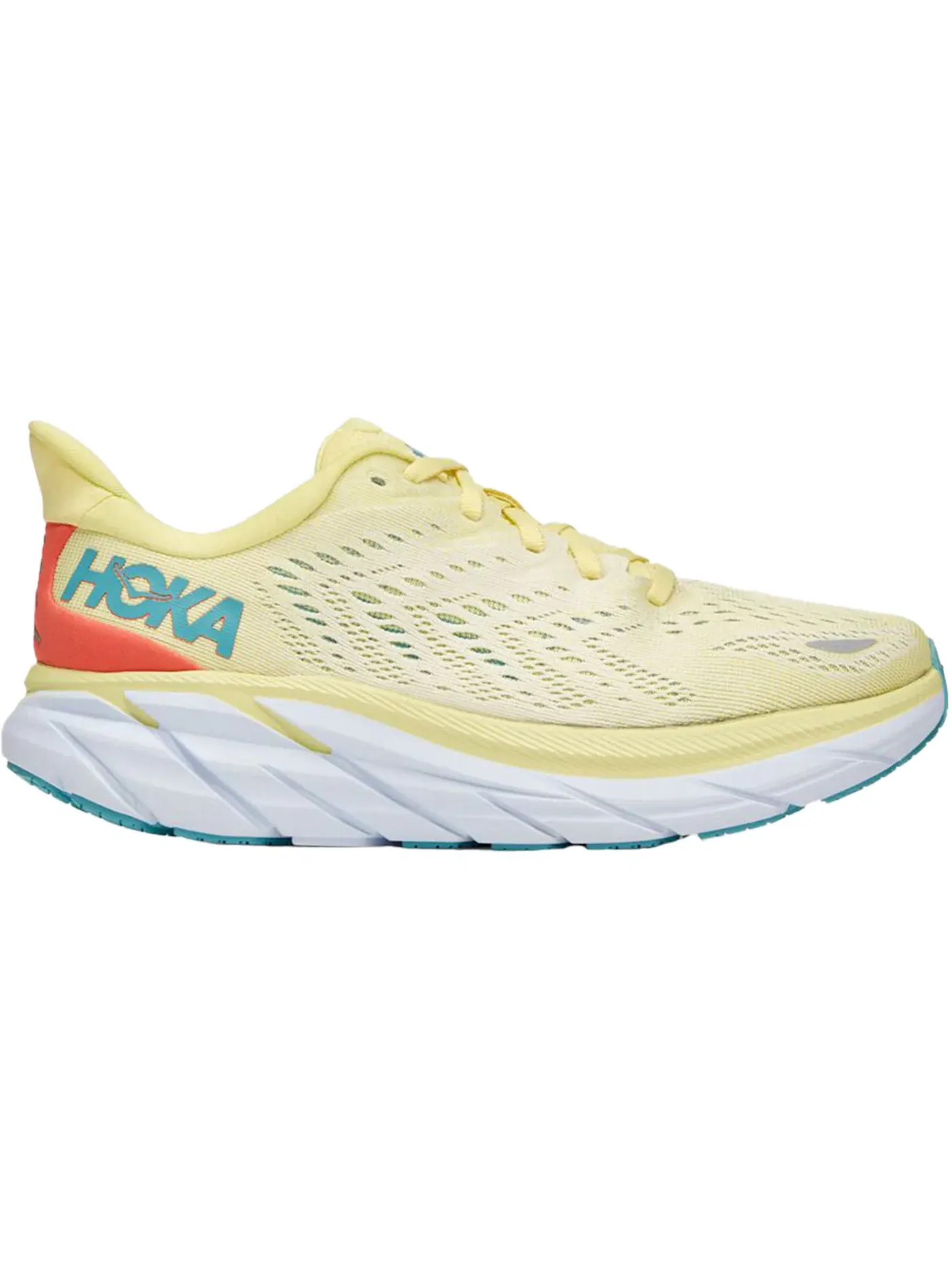 Женские кроссовки с амортизацией Hoka One One Clifton 8 — изображение 1 из 1, желтый