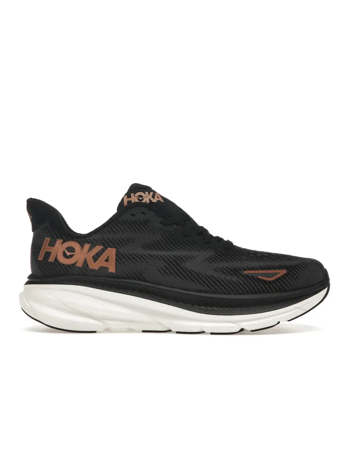 Женские кроссовки с амортизацией Hoka One One Clifton 9 — изображение 1 из 4, черный