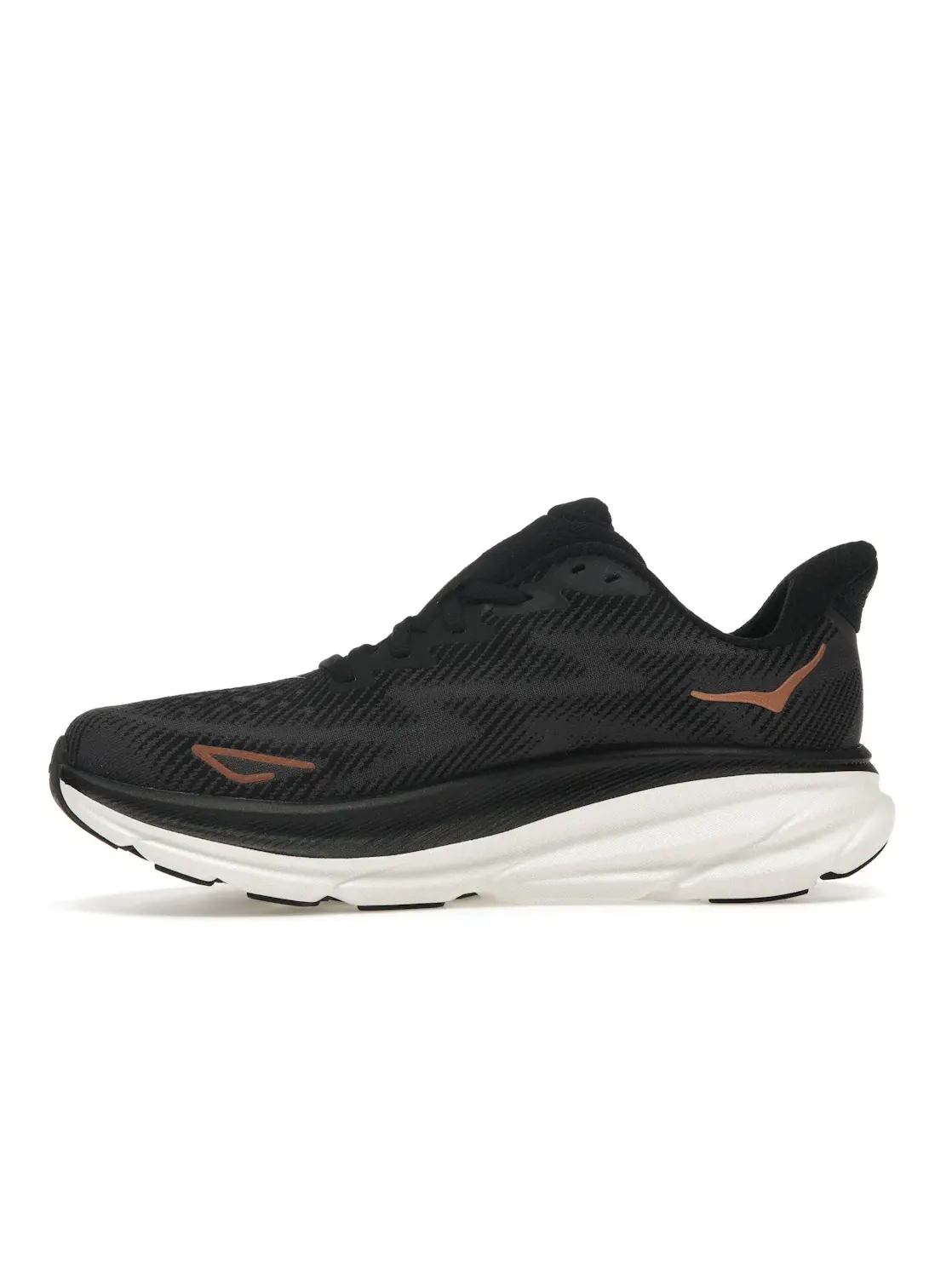 Женские кроссовки с амортизацией Hoka One One Clifton 9 — изображение 3 из 4, черный