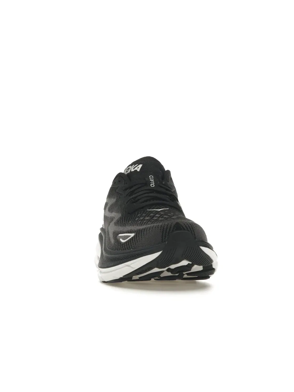 Женские кроссовки для бега Hoka One One Clifton 9 — изображение 2 из 4, черный/белый