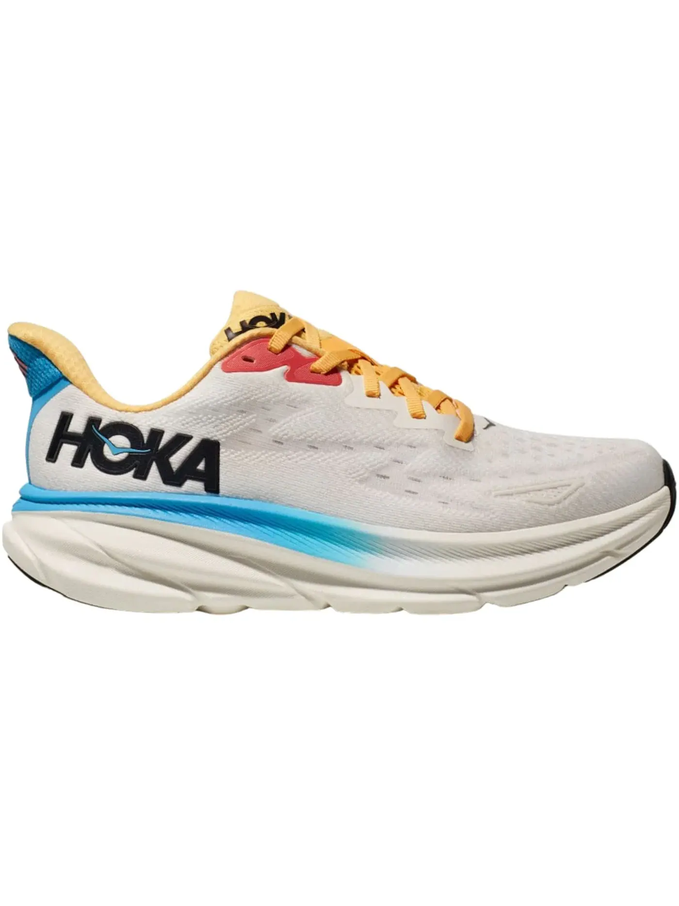 Женские кроссовки с амортизацией Hoka One One Clifton 9 — изображение 1 из 1, слоновая кость