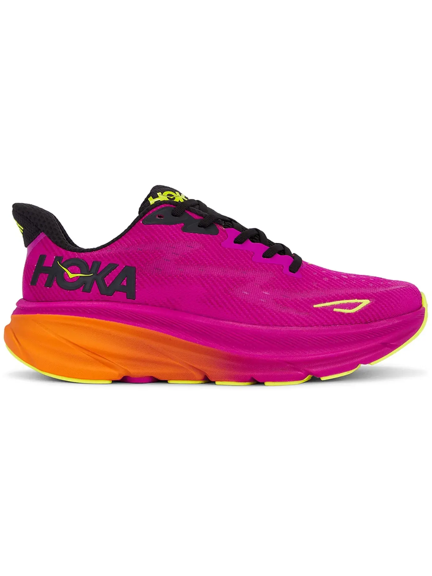 Мужские кроссовки с амортизацией Hoka One One Clifton 9 — изображение 1 из 1, черный