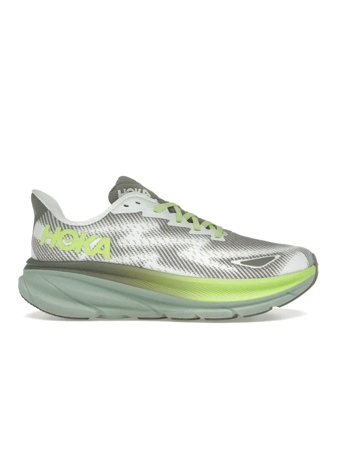 Мужские кроссовки для бега с мембраной Gore-Tex Hoka One One Clifton 9 Gore-Tex — изображение 1 из 4, слейт/алоэ вера