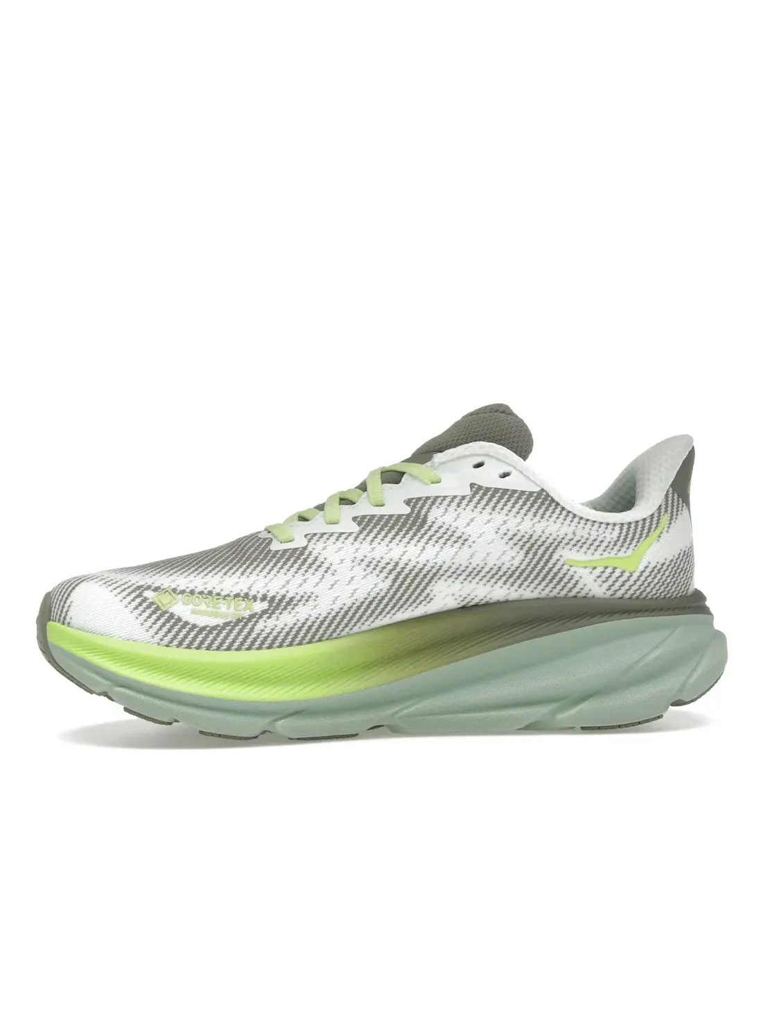 Мужские кроссовки для бега с мембраной Gore-Tex Hoka One One Clifton 9 Gore-Tex — изображение 3 из 4, слейт/алоэ вера