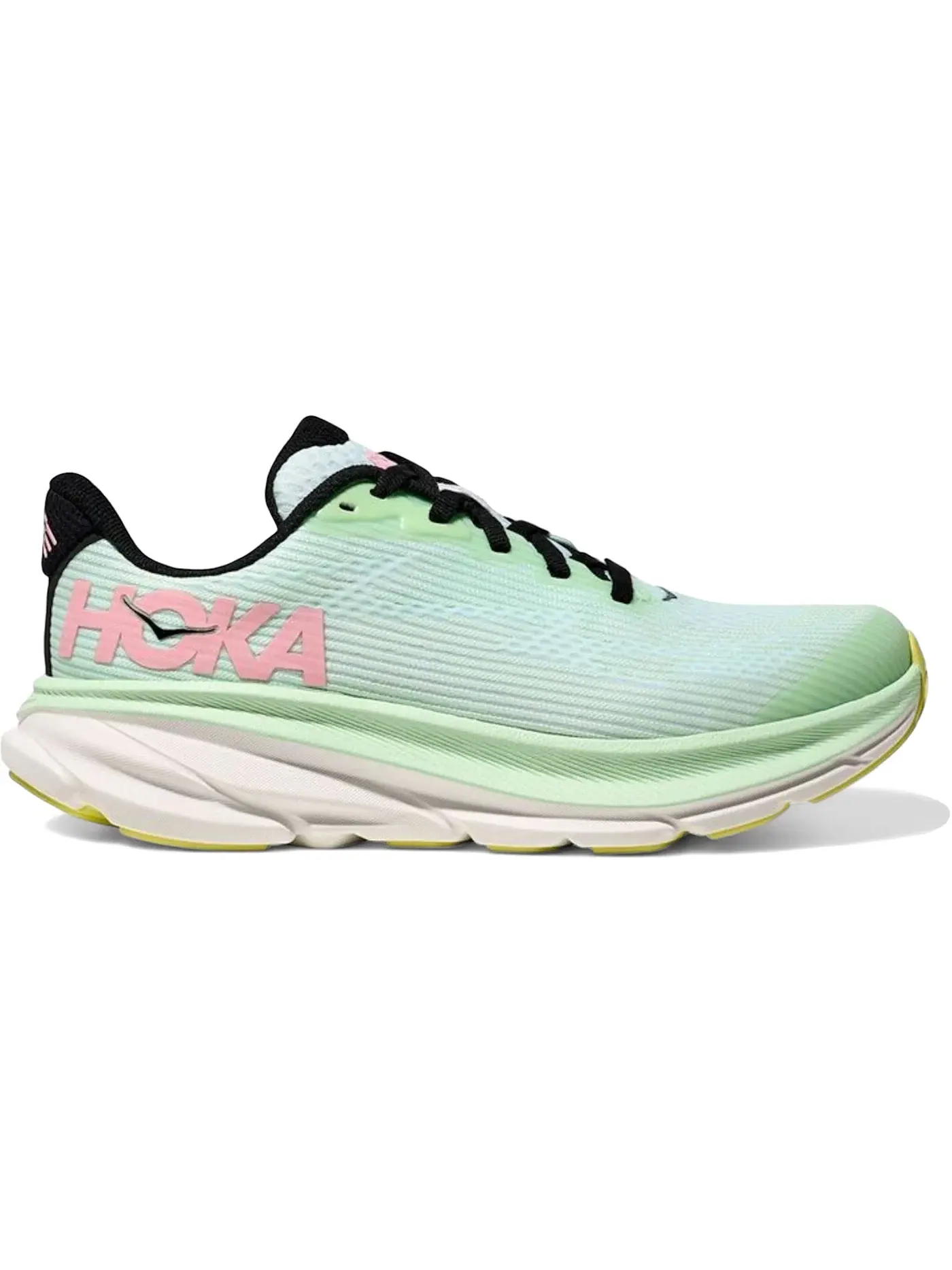 Детские кроссовки беговые Clifton 9 Hoka One One, Mint Fluorite Snow Melt — изображение 1 из 1