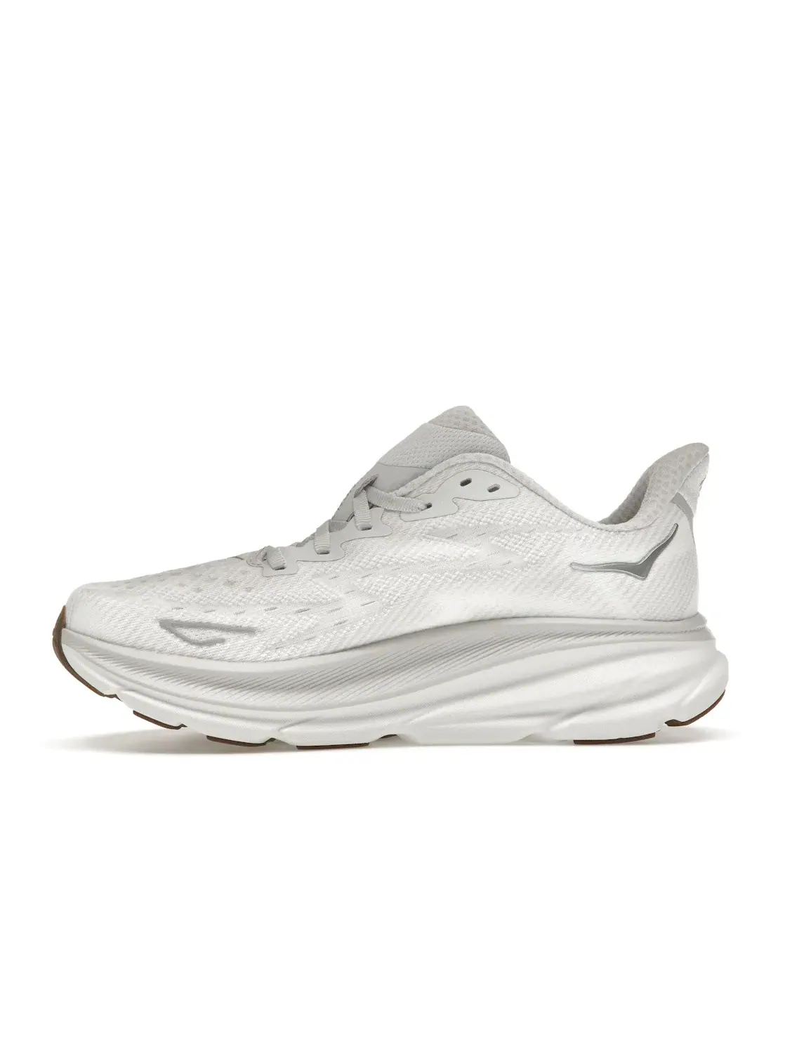 Женские кроссовки с амортизацией Hoka One One Clifton 9 — изображение 3 из 4, белый