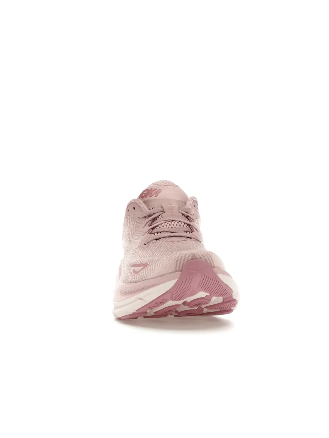 Женские кроссовки для бега с амортизацией Hoka One One Clifton 9, Pale Mauve/Peach Whip — изображение 2 из 4