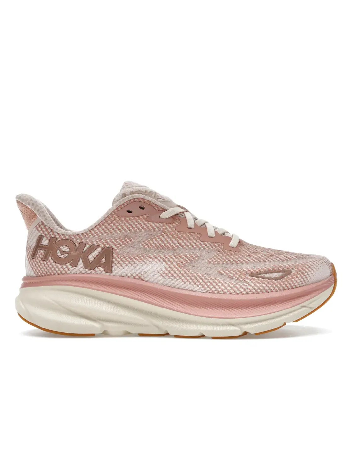 Женские кроссовки для бега Hoka One One Clifton 9 — изображение 1 из 4, кремовый