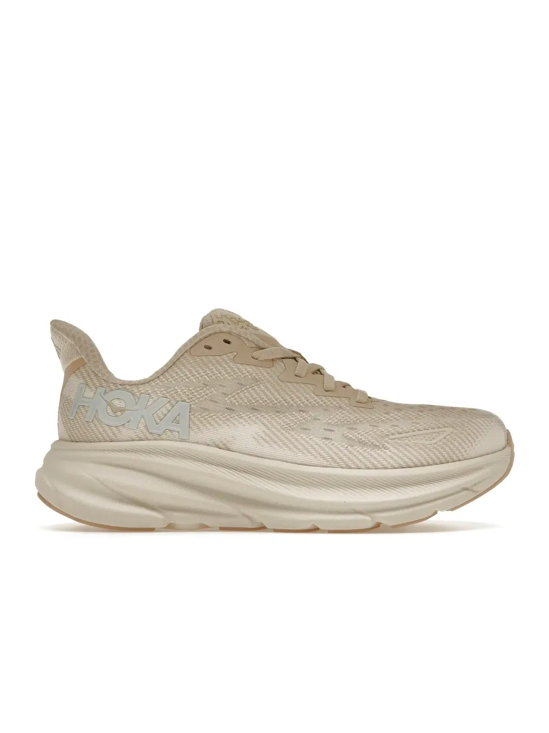 Женские кроссовки для бега с амортизацией Hoka One One Clifton 9 — изображение 1 из 4, песочный