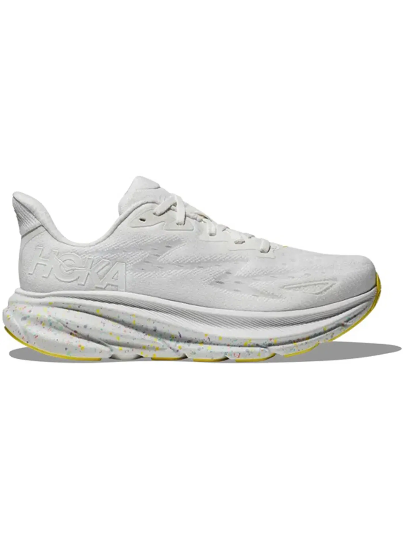 Мужские кроссовки с амортизацией Hoka One One Clifton 9 — изображение 1 из 1, белый