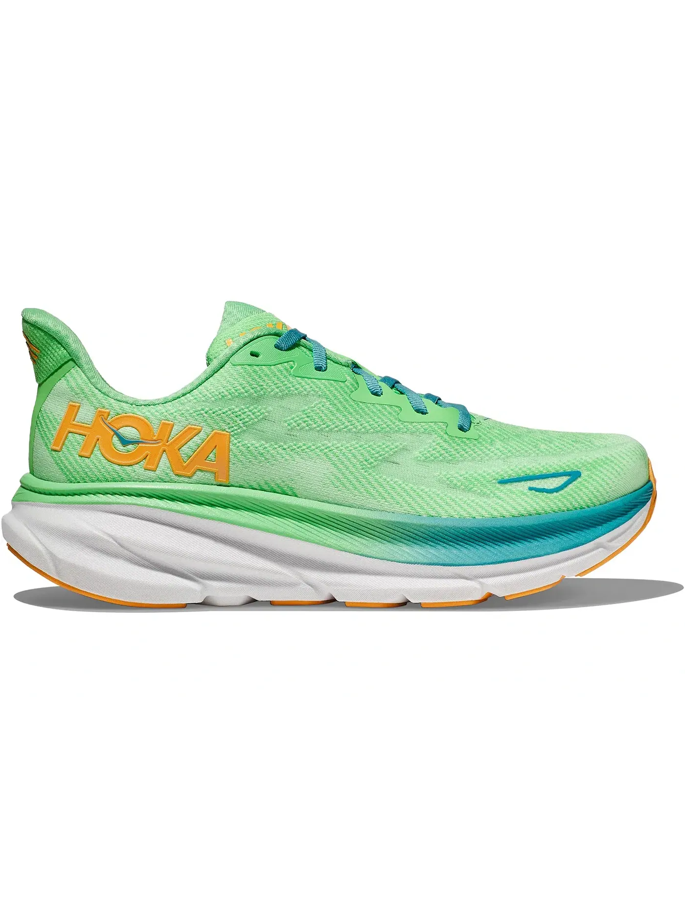 Мужские кроссовки для бега Hoka One One Clifton 9, Zest Lime Glow — изображение 1 из 1