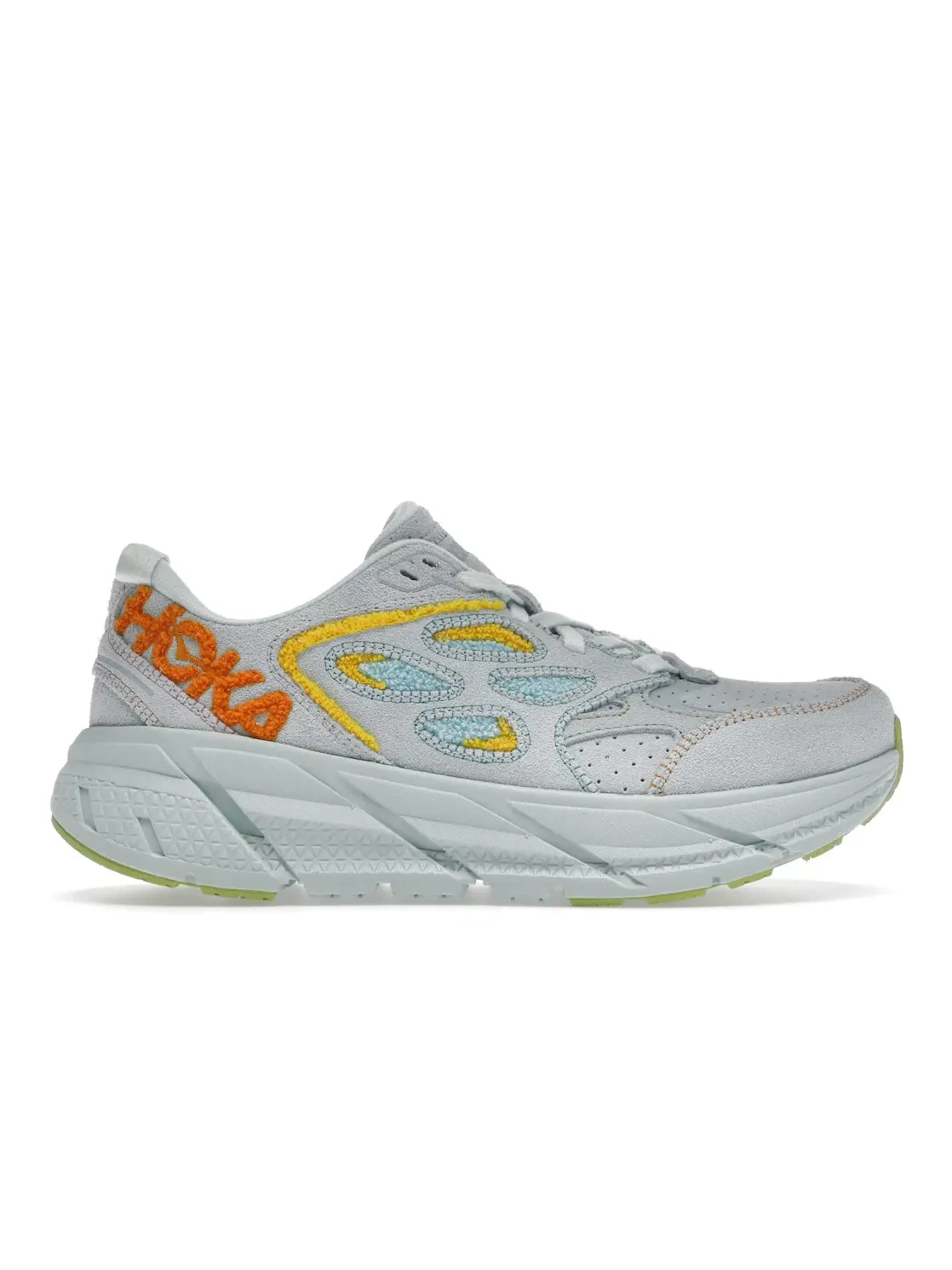 Кроссовки мужские с амортизацией Hoka One One Clifton L — изображение 1 из 4, синий/желтый