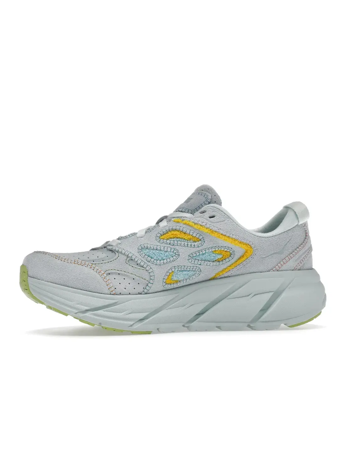 Кроссовки мужские с амортизацией Hoka One One Clifton L — изображение 3 из 4, синий/желтый