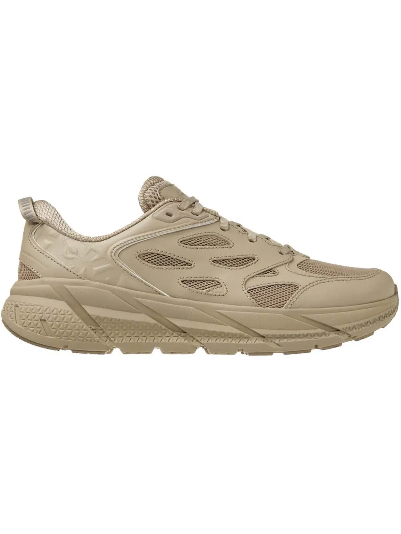 Детские кроссовки с длинным шнурком Hoka One One Clifton L — изображение 1 из 1, бежевый