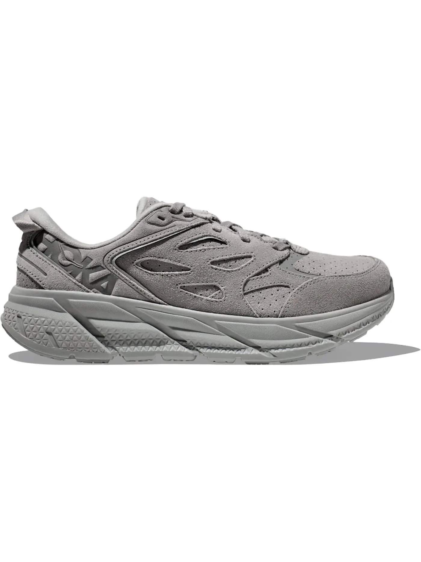 Унисекс кроссовки с замшевым верхом Hoka One One Clifton L Suede, Limestone/Limestone — изображение 1 из 1