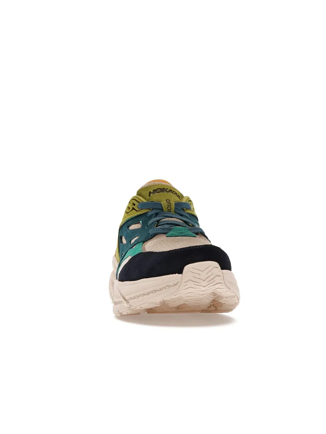 Мужские кроссовки с замшевым верхом Hoka One One Clifton L Suede — изображение 2 из 4, мульти/песочный