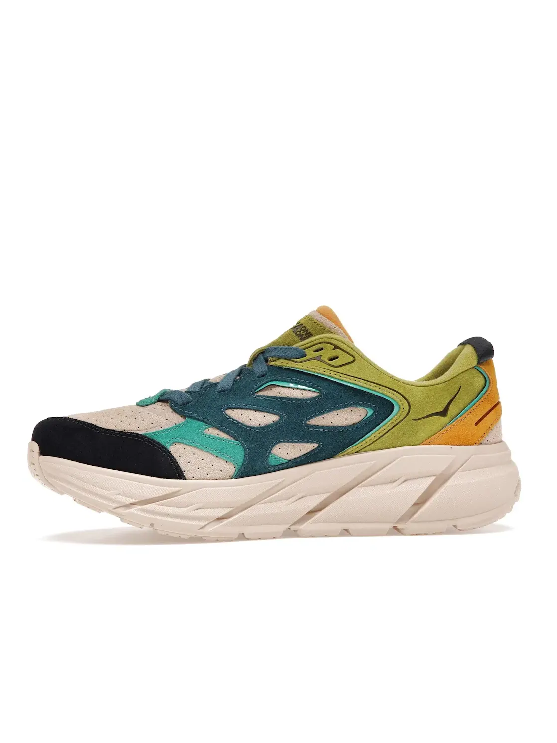 Мужские кроссовки с замшевым верхом Hoka One One Clifton L Suede — изображение 3 из 4, мульти/песочный