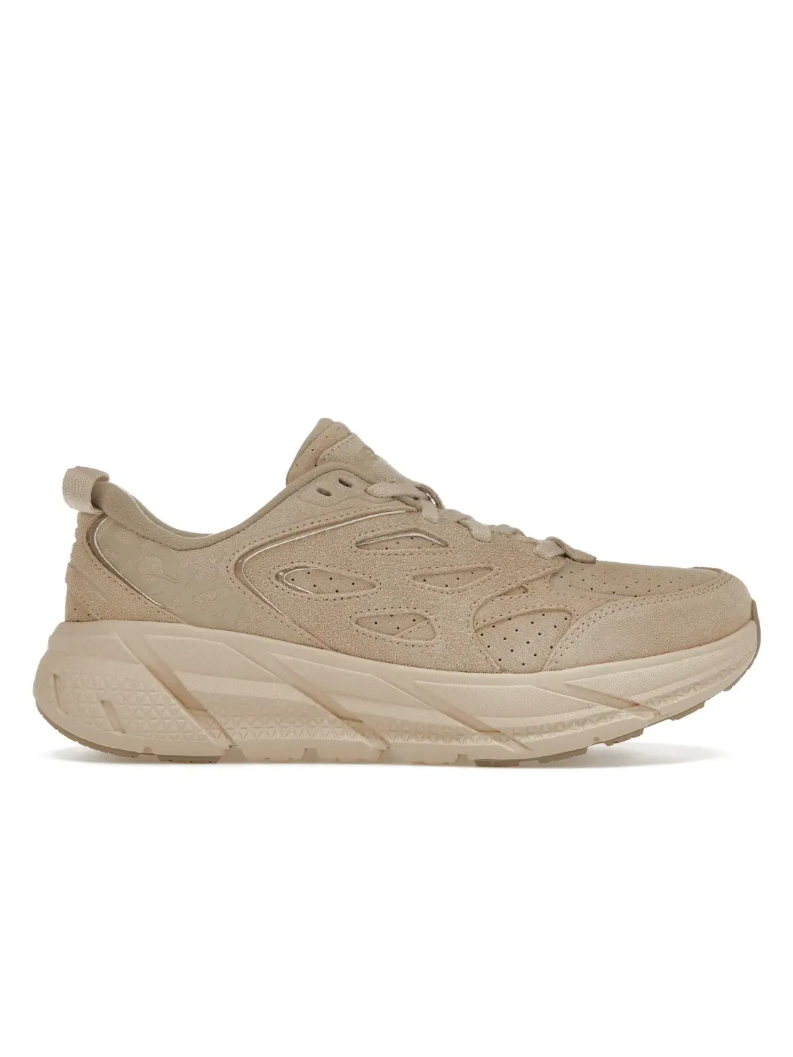 Кроссовки для бега с замшевым верхом Hoka One One Clifton L Suede — изображение 1 из 4, песочный