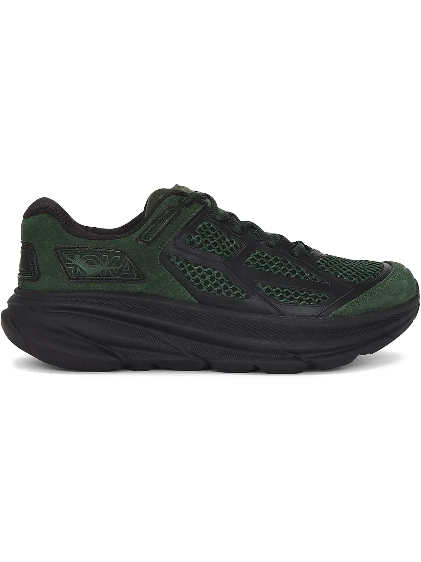 Мужские кроссовки с амортизацией Hoka One One Clifton One9 S — изображение 1 из 1, зеленый черный