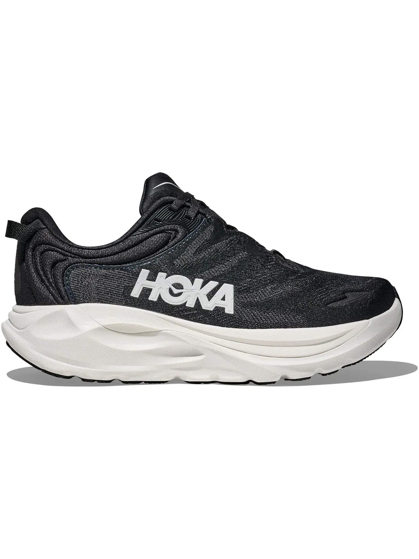 Женские кроссовки для бега с поддержкой Hoka One One Gaviota 6 — изображение 1 из 1, черный/белый