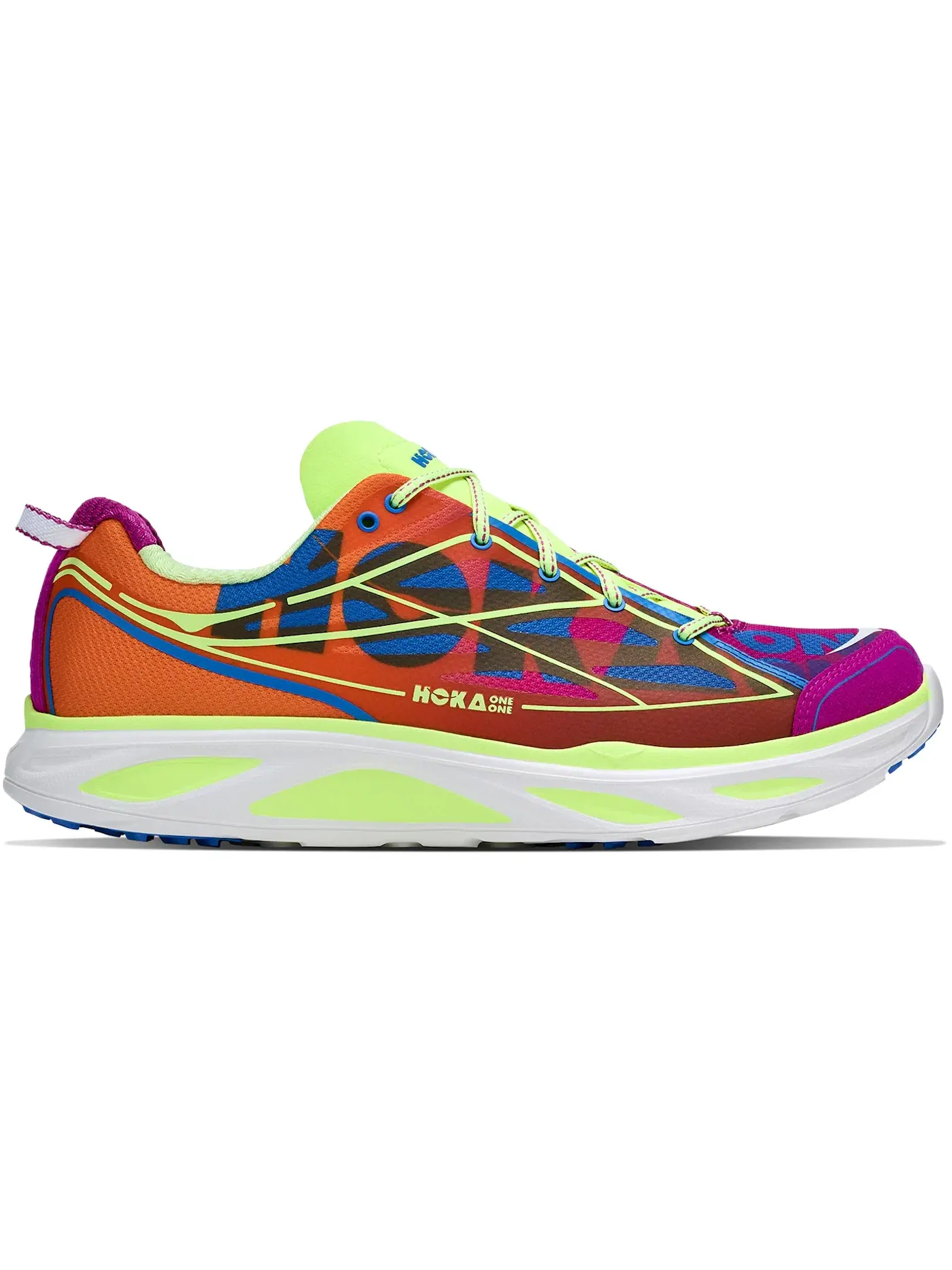 Мужские кроссовки с амортизацией Hoka One One Huaka Pro, Fuchsia Neon Yuzu — изображение 1 из 1