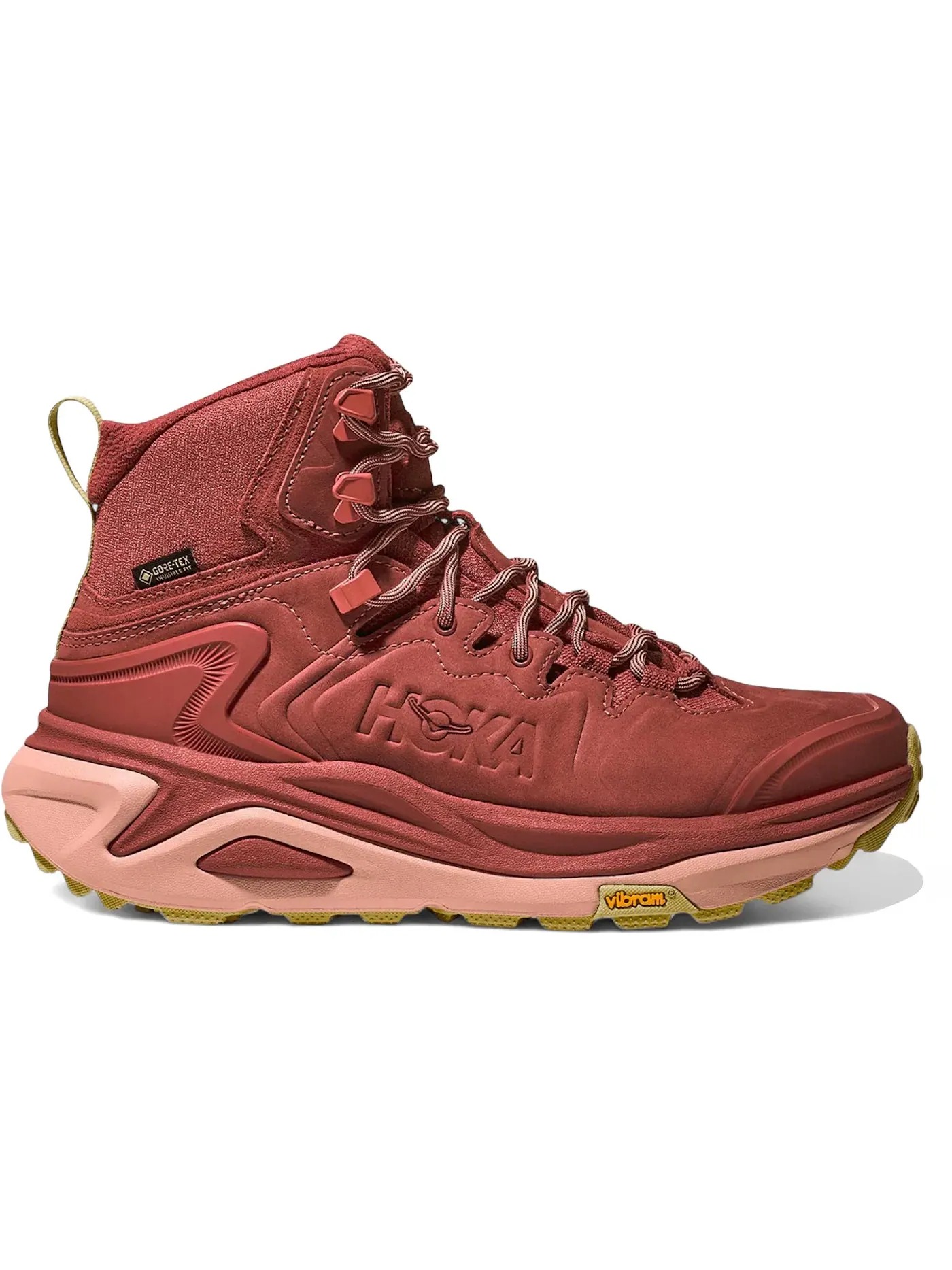 Женские кроссовки с мембраной Gore-Tex Hoka One One Kaha 3 Mid Gore-Tex — изображение 1 из 1, розовый
