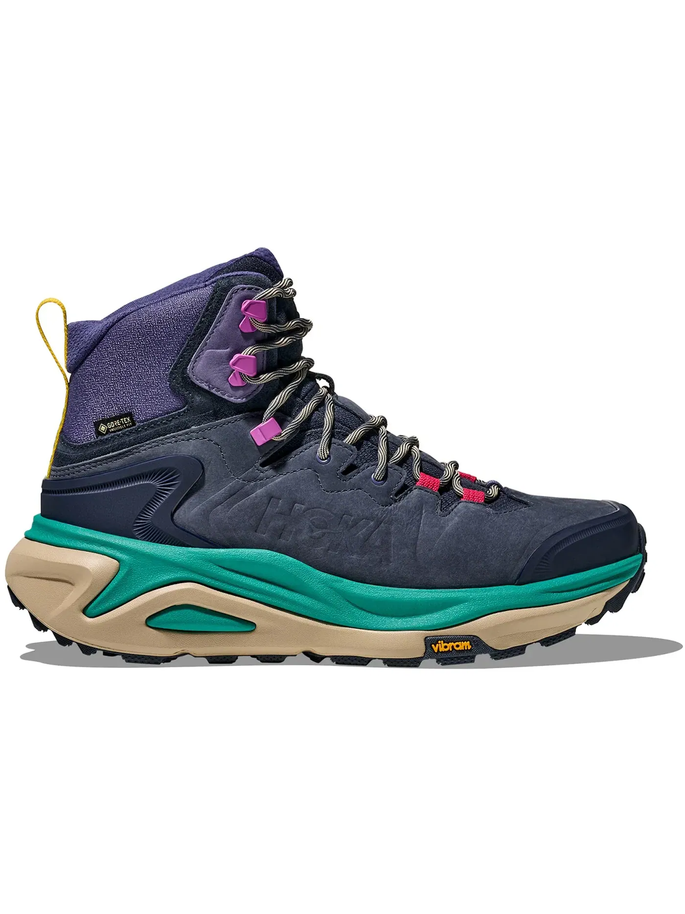 Женские кроссовки для бега с высоким берцем Kaha 3 Mid Gore-Tex Hoka One One — изображение 1 из 1, темно-синий